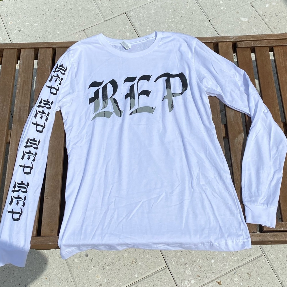 Taylor Swift Reputation white long sleeve T-shirt